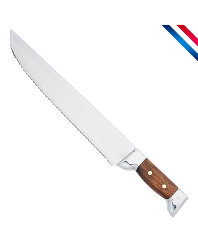 Couteau à Poisson Cranté Manche Bois  36 cm - Bellynck et Fils