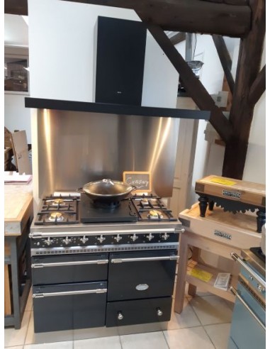 Fourneau Lacanche Chagny LCF1053GCT - Anthracite Nickel + Hotte Novy 1200 - Bellynck et Fils