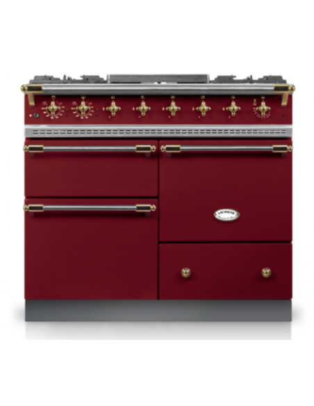 Chagny LCF1053GCT - Rouge Bourgogne - Finition laiton - Bellynck et Fils