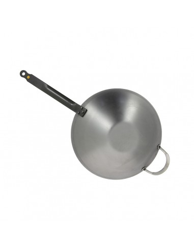 Wok Tôle acier 32 cm - Bellynck et Fils