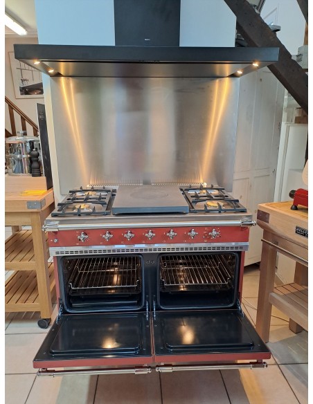 Fourneau Lacanche Cluny Terracotta - Nickel - Bellynck et Fils