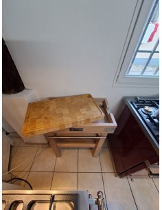 Billot console chêne - Bellynck 2