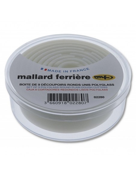 DECOUPOIR ROND UNIS BOITE DE 9 POLYGLASS