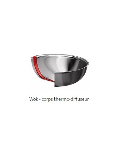 WOK INOX AMOVIBLE CRISTEL