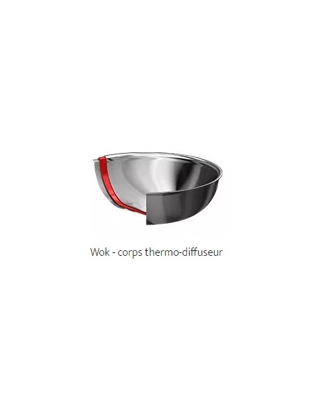 WOK INOX AMOVIBLE CRISTEL
