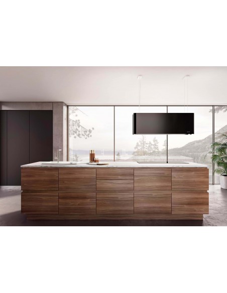 Hotte Centrale Novy Mood Noire - Bellynck et Fils