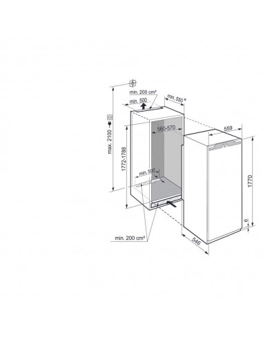 REFRIGERATEUR INTEGRABLE LIEBHERR...