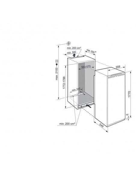 REFRIGERATEUR INTEGRABLE LIEBHERR IRE1780