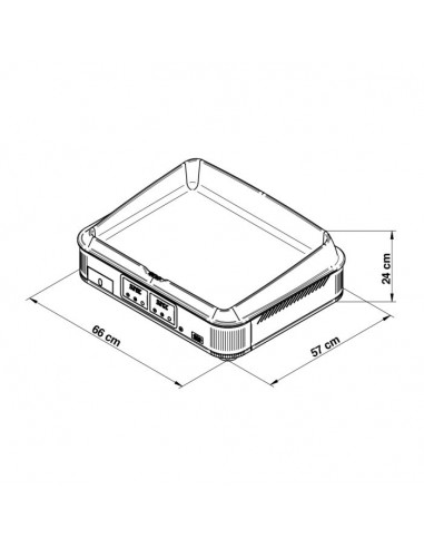 Plancha Eno Electrique Enosign 65 Inox - Bellynck et Fils