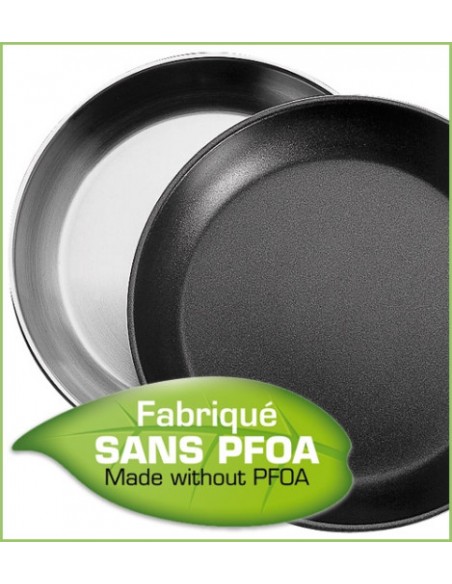 POELE CRISTEL CASTELINE MULTIPLY INOX MANCHE AMOVIBLE