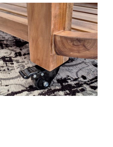 DESSERTE À ETAGES AVEC BILLOT OVALE