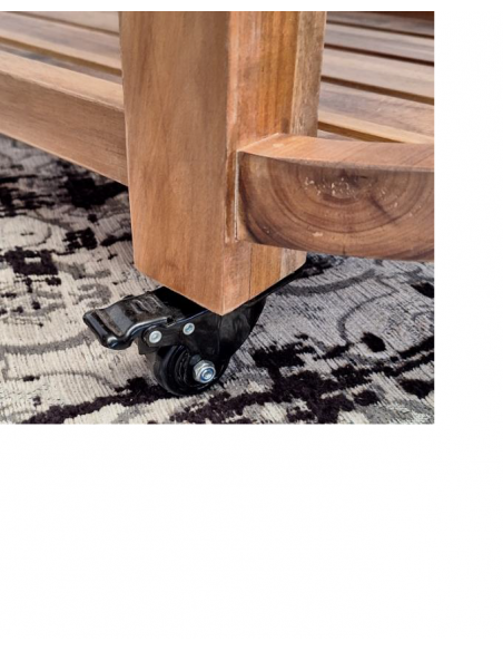 DESSERTE À ETAGES AVEC BILLOT OVALE