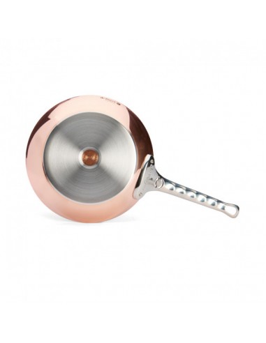 POÊLE RONDE PRIMA MATERA CUIVRE INOX INDUCTION - BELLYNCK ET FILS