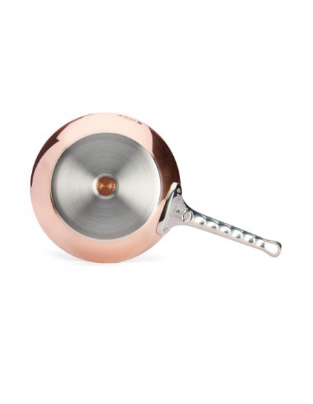 POÊLE RONDE PRIMA MATERA CUIVRE INOX INDUCTION - BELLYNCK ET FILS