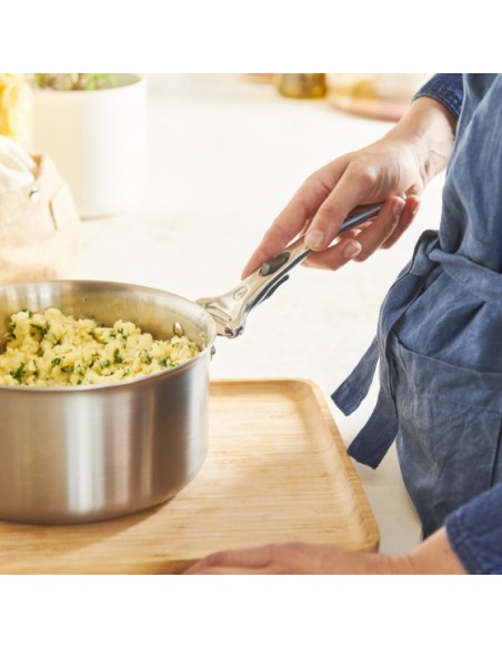 SET DE 2 CASSEROLES INOX ALCHIMY AMOVIBLE LOQY + POIGNÉE - BELLYNCK ET FILS