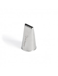 DOUILLE INOX À BUCHES PLATES