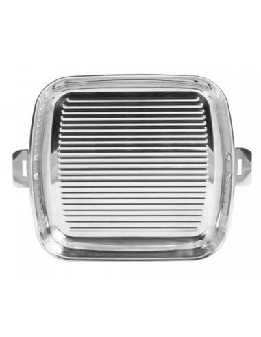 GRIL INOX CARRÉ MULTIPLY 30CM CASTELINE AMOVIBLE - BELLYNCK ET FILS