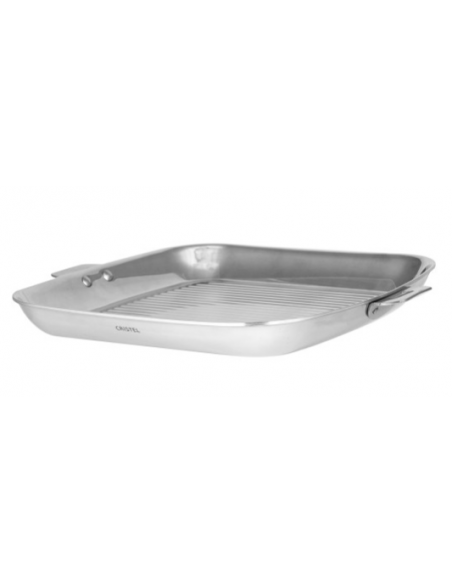 GRIL INOX CARRÉ MULTIPLY 30CM CASTELINE AMOVIBLE - BELLYNCK ET FILS