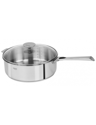 SAUTEUSE INOX LIGNE CASTELINE AMOVIBLE TOUS FEUX 24 CM - BELLYNCK ET FILS