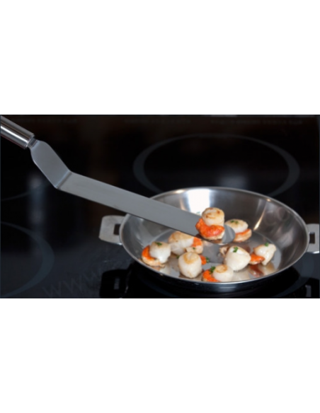 SPATULE INOX COUDEE CRISTEL 37CM - BELLYNCK ET FILS