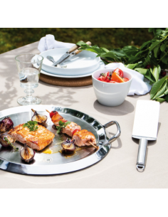 SPATULE INOX COUDEE LARGE CRISTEL 31CM - BELLYNCK ET FILS 2