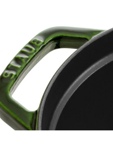 COCOTTE EN FONTE STAUB OVALE BASILIC