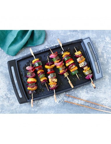 PLANCHA FONTE LISSE NOIR MAT 38 X 25 CM