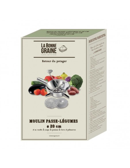 MOULIN À LÉGUMES INOX 20 CM