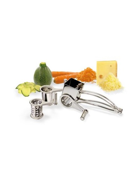 MOULIN RAPE INOX 3 TAMBOURS