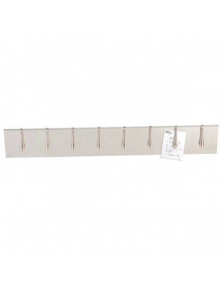 PORTE FICHES INOX 62.5 CM À RESSORTS