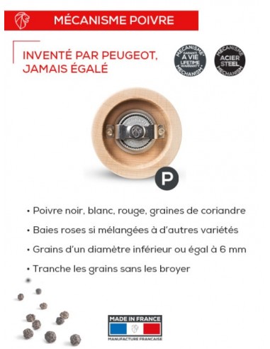 MOULIN À POIVRE BOREAL NOISETTE 21 CM