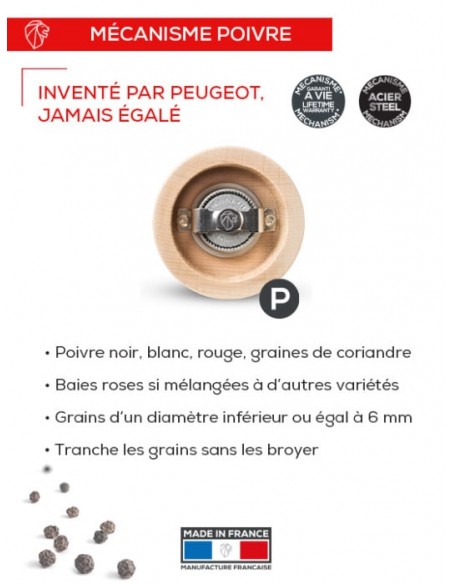 MOULIN À POIVRE BOREAL NOISETTE 21 CM