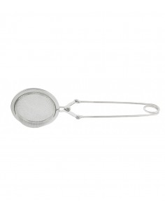 PINCE À THÉ RONDE INOX