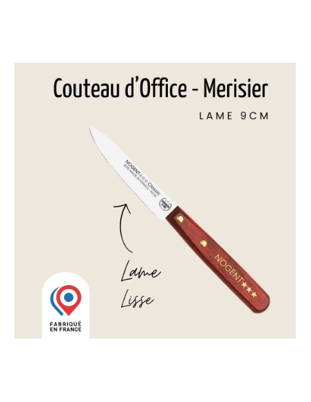 COUTEAU D'OFFICE NOGENT CHARME 9 CM