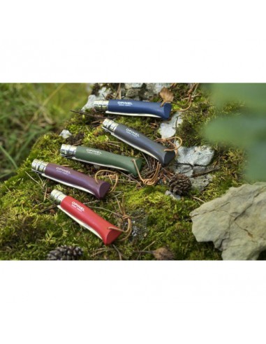 COUTEAU PLIANT OPINEL N°8 COLORAMA- BELLYNCK & FILS