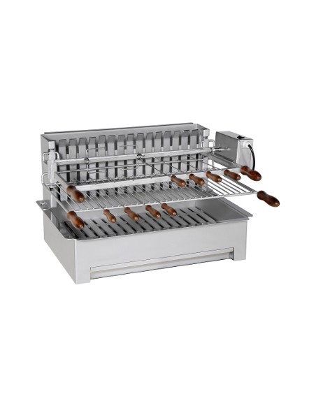 GRILL INTÉGRAL AVEC CHARIOT INOX BELLYNCK