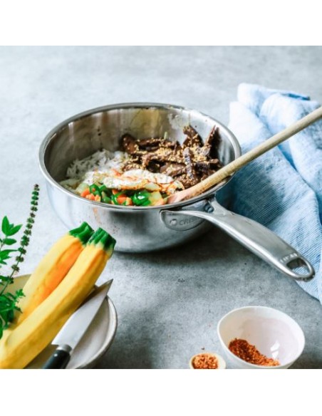 CASSEROLE CRISTEL INOX LIGNE CASTEL PRO