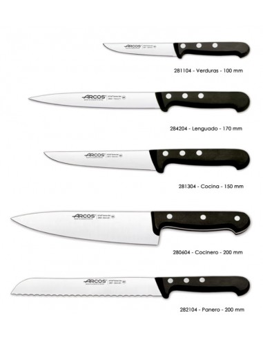 BLOC COUTEAU 5 PIÈCES UNIVERSAL