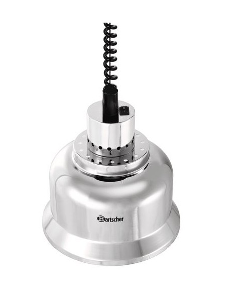 LAMPE CHAUFFANTE BARTSCHER ARGENTÉ