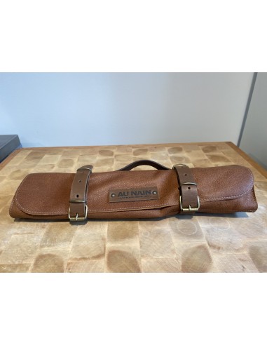 TROUSSE CUIR 5 COUTEAUX BISTRONOME