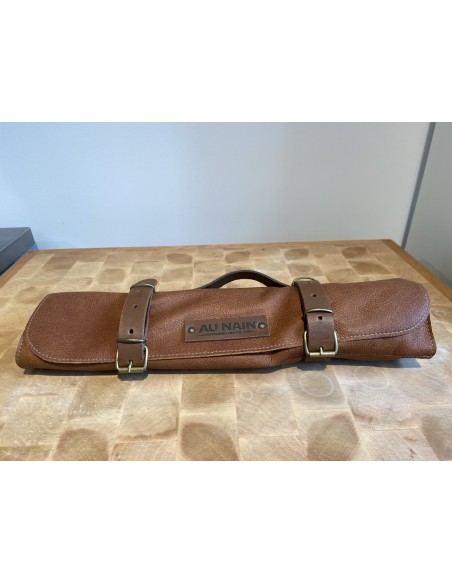 TROUSSE CUIR 5 COUTEAUX BISTRONOME