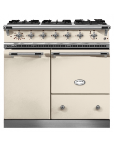 Fourneau Lacanche Bussy Classic 6 Feux Vifs Ivoire - Bellynck et Fils