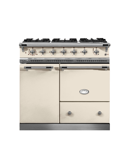 Fourneau Lacanche Bussy Classic 6 Feux Vifs Ivoire - Bellynck et Fils